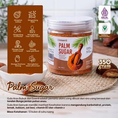 350 grams of ESSENLI Palm Sugar Powder