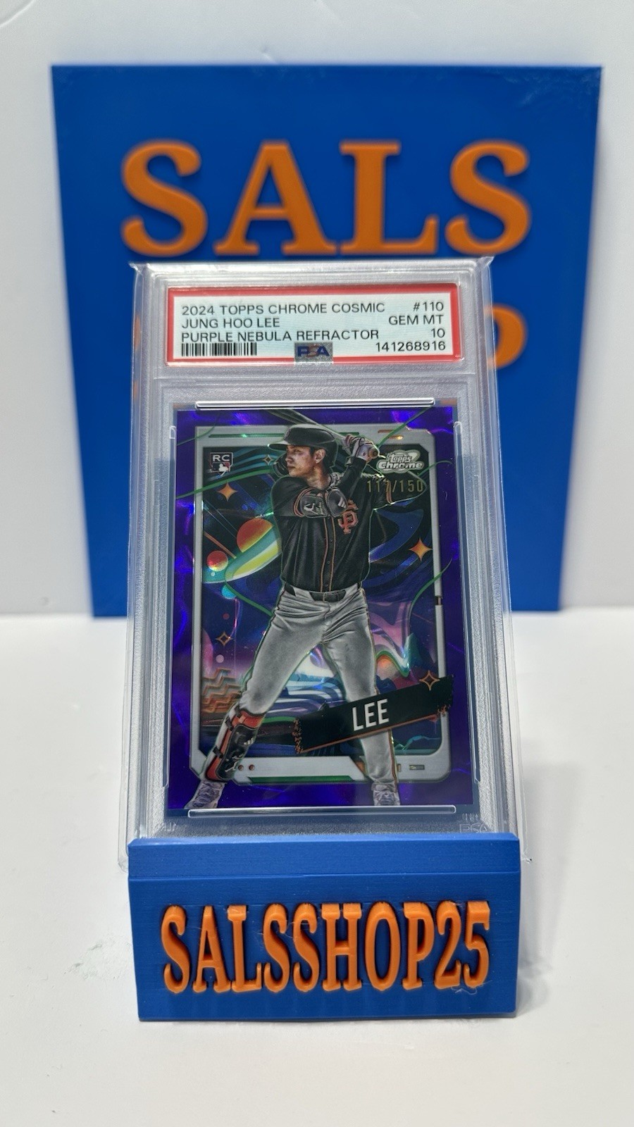 2024 Topps Cosmic Chrome - Jung-Hoo Lee #110 Purple Nebula Refractor /150 (RC)