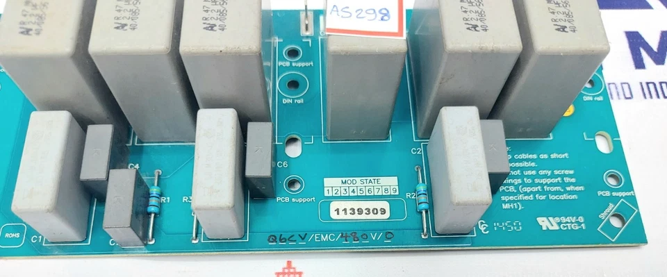 Q6CV/EMC/480V/0 PCB CARD QPCB/5219CM01/1 (FREE SHIPPING) - Image 2 of 4