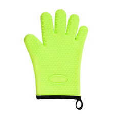 Heat Resistant Silicone Oven Mitts Anti-Scald Bake Gloves BBQ Potholder for Micr