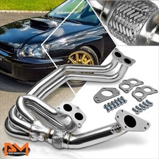 For 02-07 Subaru Impreza Wrxsti Ej25 S.steel 1p Exhaust Manifold Headerpipe