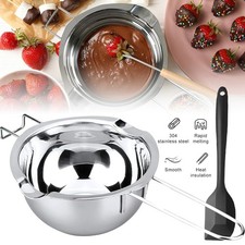 600ml Edelstahl Wasserbad Schmelzschale Schmelztiegel Schmelztopf für Schokolade