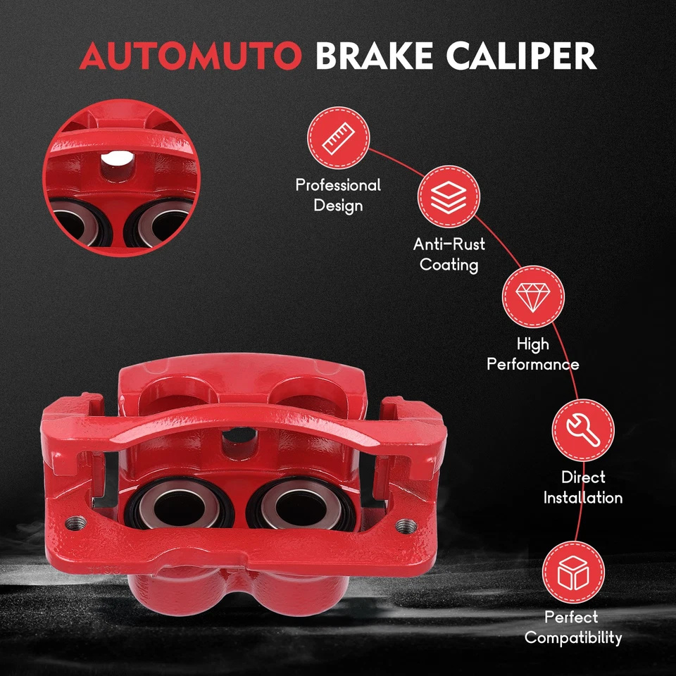 Pair Rear Brake Calipers For 2001 2002 2003 2005 2006 GMC Sierra 1500 HD - Image 4 of 4