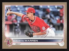 2022 Topps #495 Austin Warren RC GOLD /2022 Rookie Card Los Angeles Angels