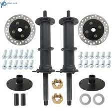 40" Rear Axle Kit  4 Stud Hub  for 7"  8" wheels For Go Kart Golf Cart ATV