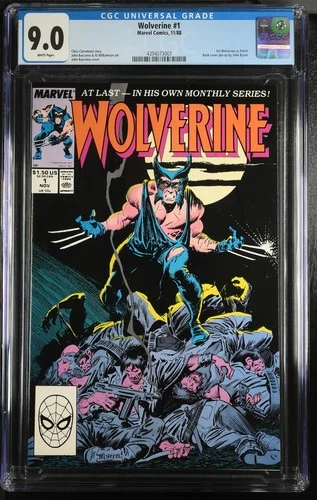 WOLVERINE #1 (1988) - CGC GRADE 9.0 - MARVEL 1ST APPEARANCE OF PATCH