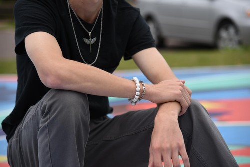 Men's Stainless Steel 9" Mariner Bracelet - Hypoallergenic, Secure Lobster Cl... - Picture 2 of 7