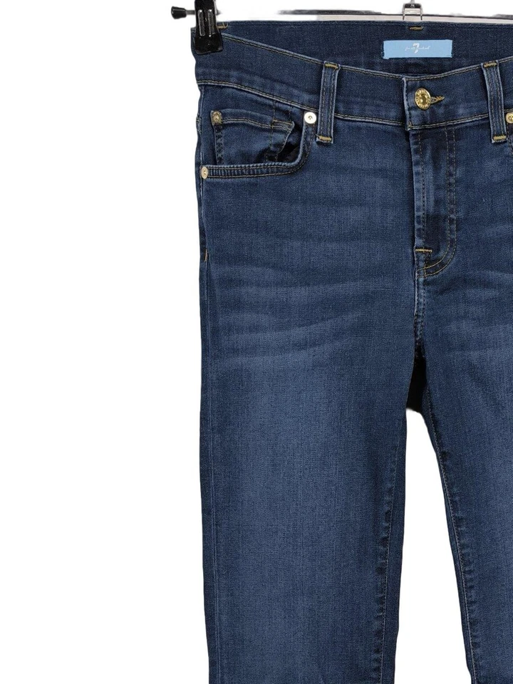 7 FOR ALL MANKIND Vaquero acampanados Mujeres Vaquero Talla EU 34 azul - Imagen 3 de 4