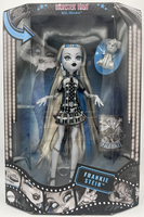 Mattel Monster High Reel Drama Frankie Stein Puppe Schwarzweiß Mit Poster Neu