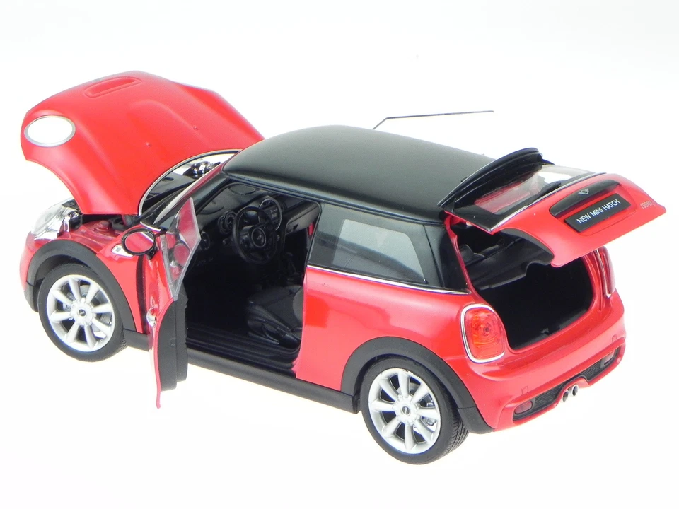 Mini Cooper S Typ F56 red modelcar 18050 Welly 1:18 - Image 2 of 4