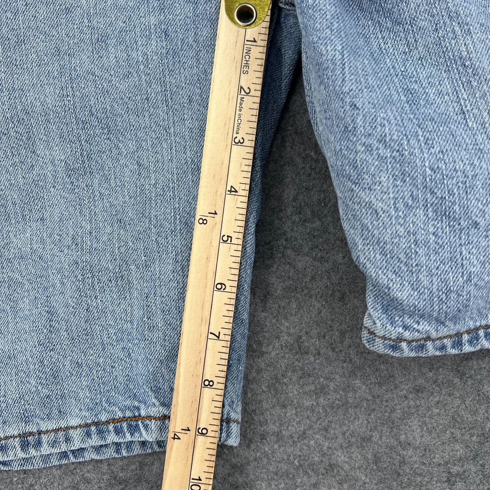 Pantalones Cortos Levis 505 Para Hombre 34 Azul Lavado Claro Denim Calce Regular 5 Bolsillos Cremallera Mosca Foto 4 de 4