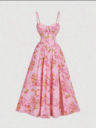 Shein Women's Pink Floral