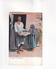 4187) Postcard EGYPT Ägypten Vendeur de douceurs Mann u. Mädchen OLD !