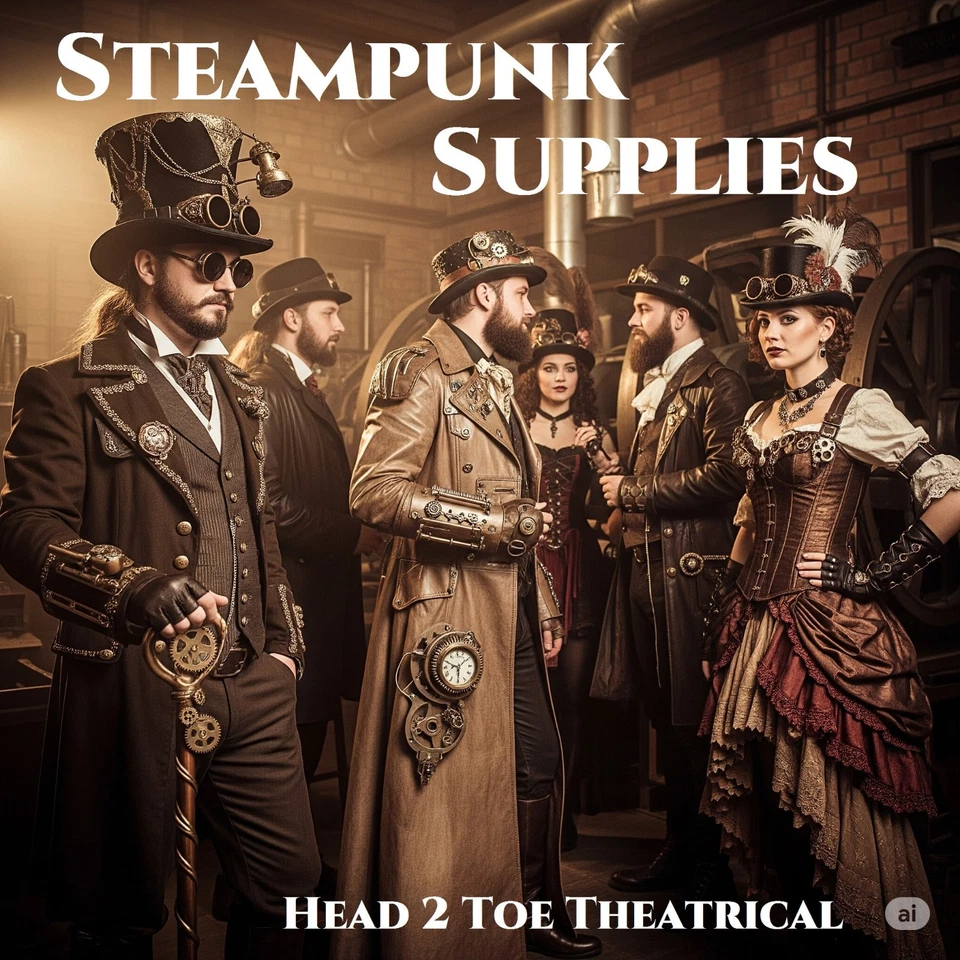 蒸汽朋克黑色麂皮绒 Spats 服装鞋套角色扮演维多利亚舞台复古 — 第 2/4 张图片