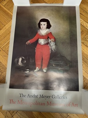 Vintage Francisco Goya Don Manuel Osorio Print Poster 25 x36 MET Museum
