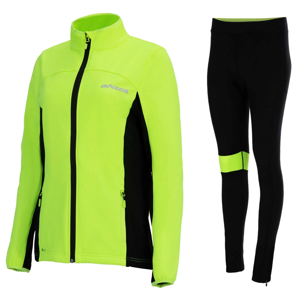 Airtracks Mujer Termo Jersey Set: Pantalones Ciclista + Chaqueta para Moto Pro - Imagen 1 de 4