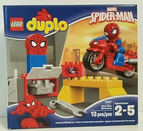 LEGO Duplo Marvel Spider-Man Web Bike Workshop Set 10607 SMALL Sealed Set NEW