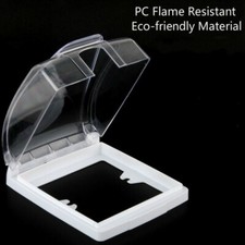Waterproof 86 Type Transparent Wall Plug Socket Panel Switch Protector Bathroom