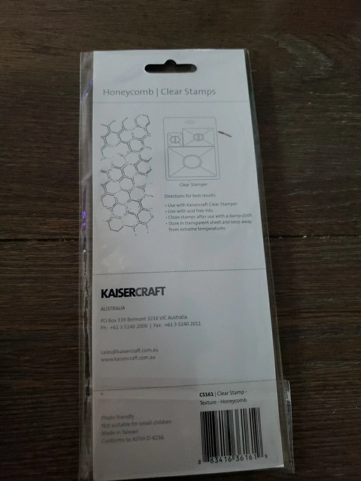 (Lote de 13) Estampillas transparentes Kaisercraft grandes diseños - nunca usadas  Foto 4 de 4