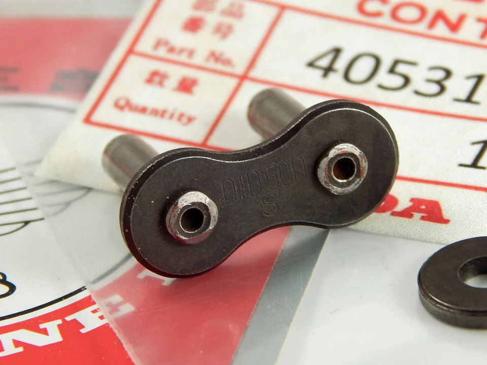HONDA CB360/G/T CJ360 CL360 XL350 DID 50D S XJ JAPAN DRIVE CHAIN MASTER LINK NOS - Image 2 of 2