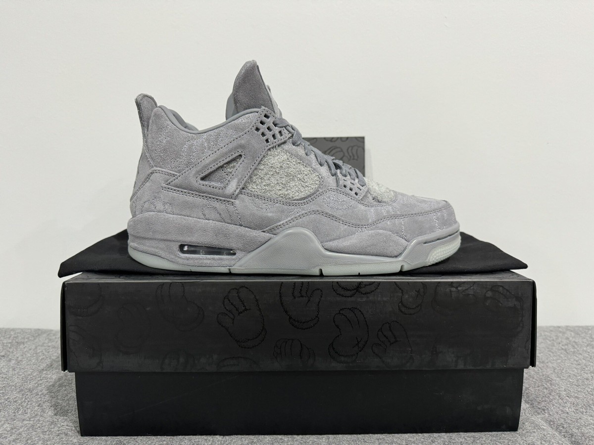 Jordan 4 Retro x KAWS Cool Grey 2017 Men's US 8 Brand New