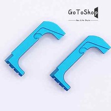 2 PK Extended Magazine Release for Glock Gen 4 Gen 5 Anodized Aluminum Blue