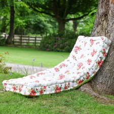 Garden Furniture Sofa Dining Patio Table Floral 3 Seater Bench Pad Cushion