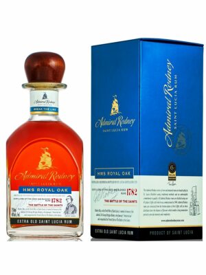 St. Lucia HMS Royal Oak Admiral Rodney Rum - 40 % Vol./ 0,7 L