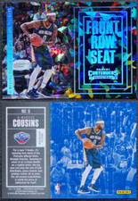 2017-18 PANINI CONTENDERS DeMARCUS COUSINS FRONT ROW SEAT CRACKED-ICE 12/25