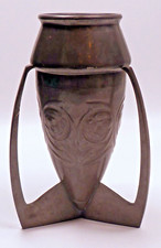 Liberty Tudric Art Nouveau Pewter by Archibald Knox Art Nouveau Pewter Bomb Vase