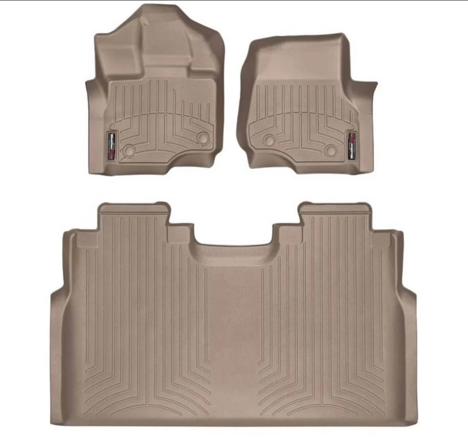 Juego de alfombrillas para clima Ford F150 15-24 45697-1-2 nuevas Foto 2 de 4