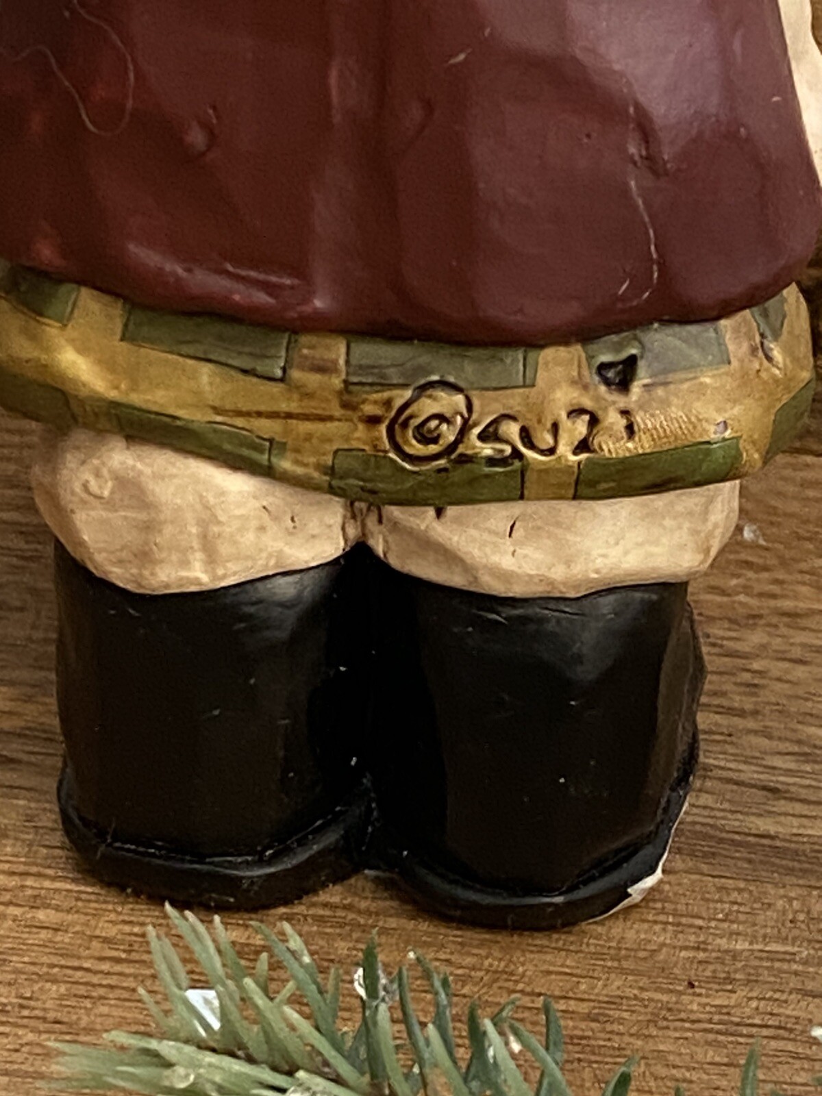 Blossom Bucket Winter Christmas Snow Woman Lady Figurine Shovel Baby Suzi