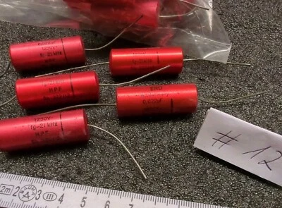 10x ROEDERSTEIN ERO HPF KONDENSATOREN 0,022 μF 1250 V NOS - Bild 1 von 3