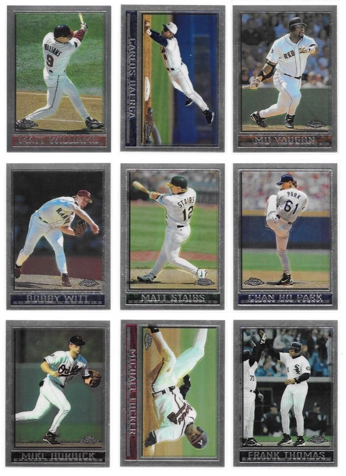 1998 Topps Chrome Series I Baseball Trading Cards / You Choose #s 1-268 / mb32 - Image 2 of 4