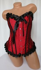 Burlesque  -- freche Corsage   Gr. L  #  07