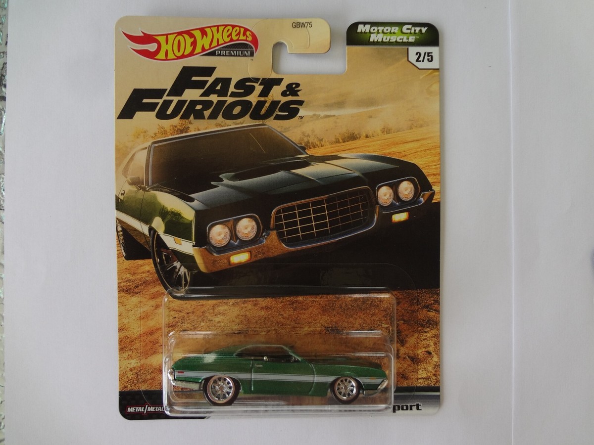 Hot Wheels Motor City Muscle Fast & Furious SET GBW75-956G **READ