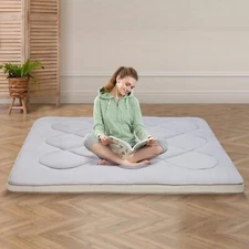 SUNYRISY Japanese Futon Floor Mattress Floor Mattress Foldable Tatami Sleeping