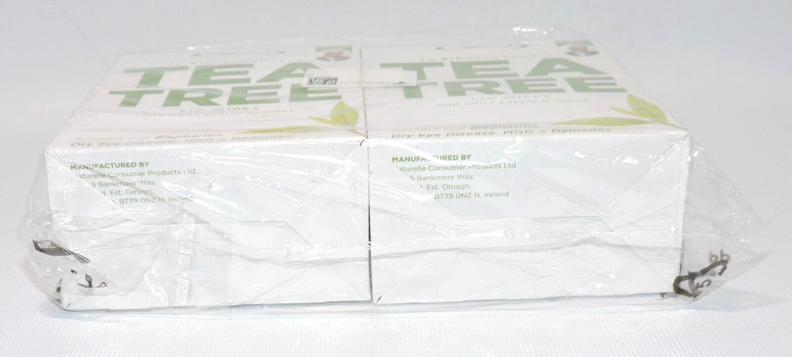 The Eye Doctor Tea Tree Eyelid Lid Wipes 40 Cleansing Biodegradable NEW, SEALED