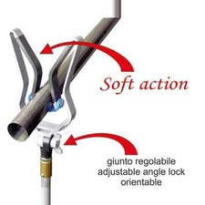 Appoggiacanna Stonfo Tulipano 2, pesca agonismo roubasienne, carpodromo art.423