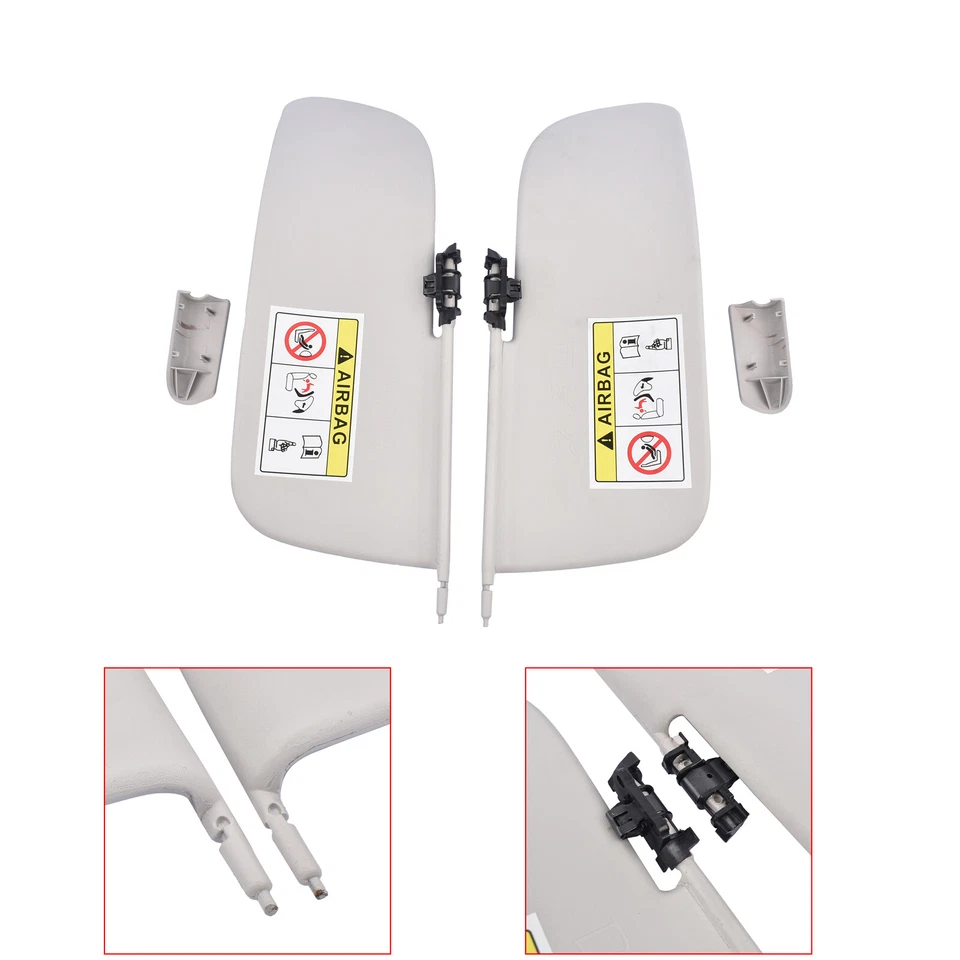 Alette Parasole Sinistra Destra 1613251480 per Citroën C3 II SC 1.4 1.6 2009-16 - Image 2 of 4