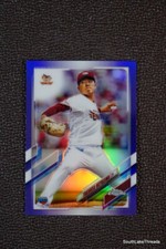 Takahisa Hayakawa 2021 Topps Chrome NPB Purple Refractor Rookie #'d /299