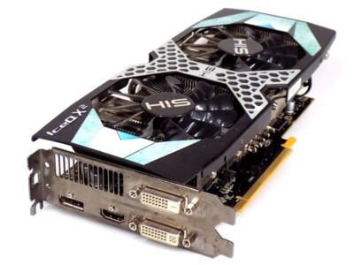 4GB HIS Radeon R9 380 IceQ X2 OC PCI-E x16 GDDR5 DVI HDMI DisplayPort GPU