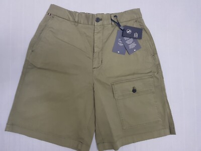 TOMMY HILFIGER Herren Shorts Bermuda Cargo grün Baumwolle Gr. 31 NEU