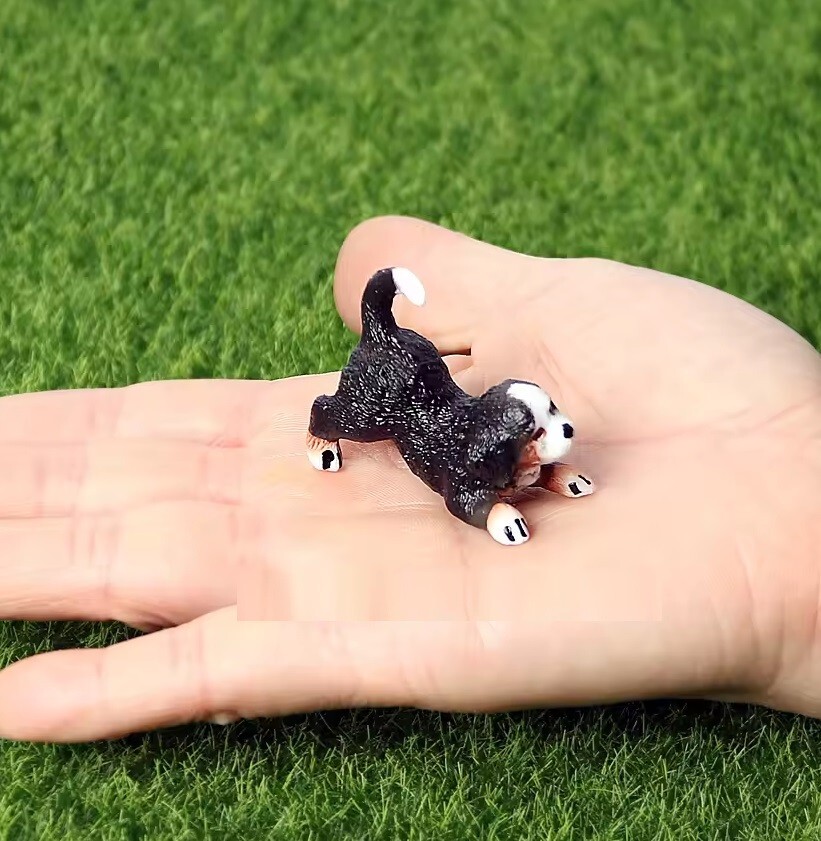 Bernese Mountain Dog Animal Toy PVC Action Figure Doll Kids Toys Party Gifts