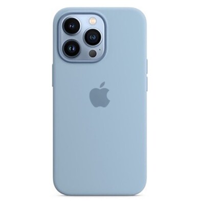 Silikonhülle mit MagSafe für Apple iPhone 13Pro, Soft-Touch-Oberfläche, hellblau