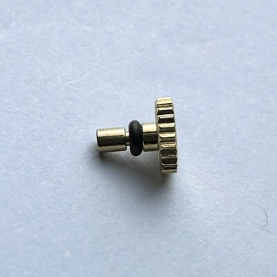 NOS ORIGINAL CROWN FOR SEIKO TV 6106, 6119 SEE LIST GOLD COLOR | eBay
