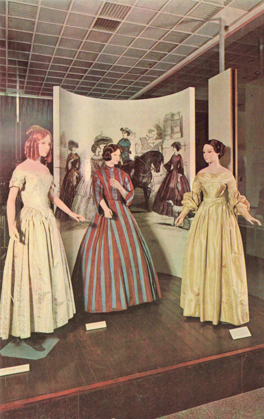 Lot of 5 Smithsonian American Costumes Vintage PCs. See Images!