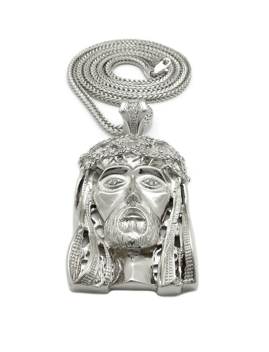 New Jay-Z Jesus Face Pendant With 36