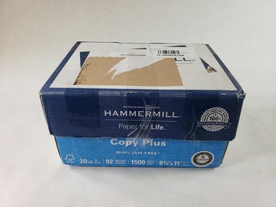 Hammermill 105007 Copy Plus Printer Paper 20 lb 8.5'' x 11'' 3 Ream 1500 Sheets