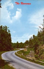 The Narrows US Highway 280 Alabama- Florida Short Route Highway - Postcard